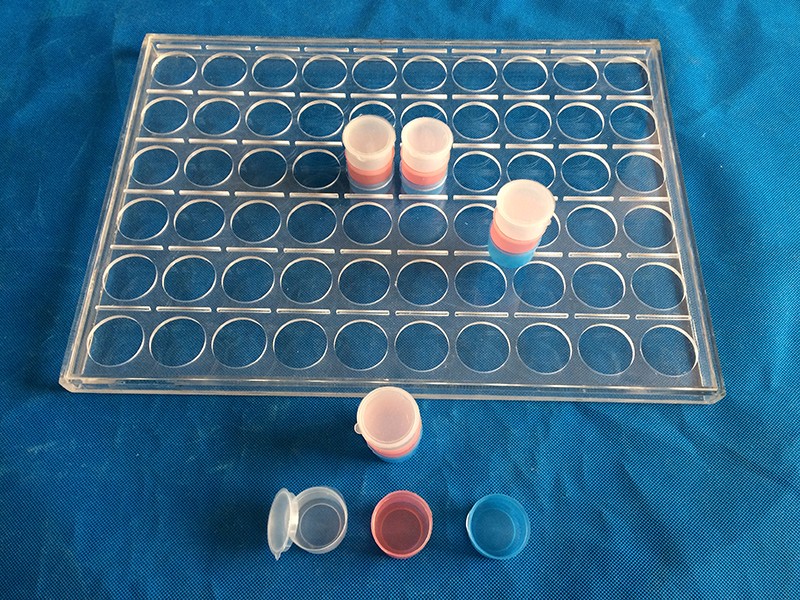 有机玻璃圆孔发药盘